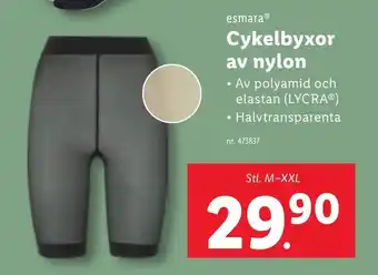 Lidl ESMARA Cykelbyxor av nylon erbjuda