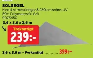 Jem&Fix SOLSEGEL erbjuda