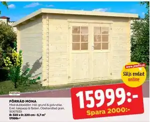 Jem&Fix FÖRRÅD MONA erbjuda