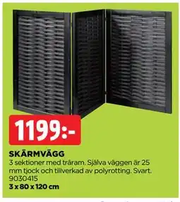 Jem&Fix SKÄRMVÄGG erbjuda