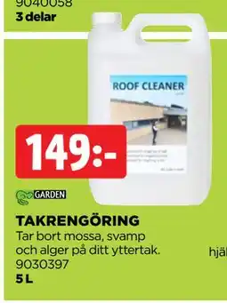 Jem&Fix TAKRENGÖRING erbjuda