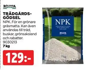 Jem&Fix TRÄDGÅRDSGÖDSEL erbjuda