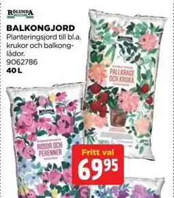 Jem&Fix BALKONGJORD erbjuda