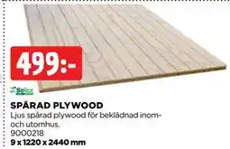 Jem&Fix SPÅRAD PLYWOOD erbjuda