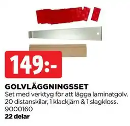Jem&Fix GOLVLÄGGNINGSSET erbjuda