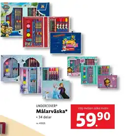 Lidl UNDERCOVER Målarväska erbjuda