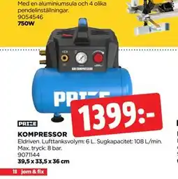 Jem&Fix KOMPRESSOR erbjuda
