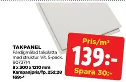Jem&Fix TAKPANEL erbjuda