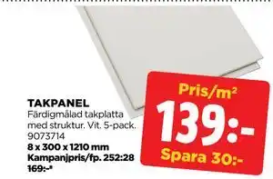 Jem&Fix TAKPANEL erbjuda