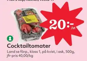 Hemköp Cocktailtomater erbjuda
