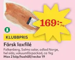Hemköp Färsk laxfilé erbjuda