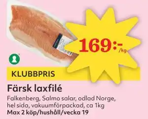 Hemköp Färsk laxfilé erbjuda
