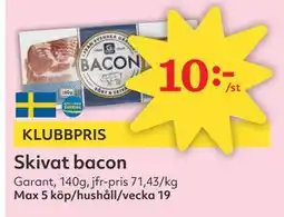 Hemköp Skivat bacon erbjuda