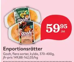 Hemköp Enportionsrätter erbjuda