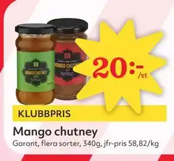 Hemköp Mango chutney erbjuda