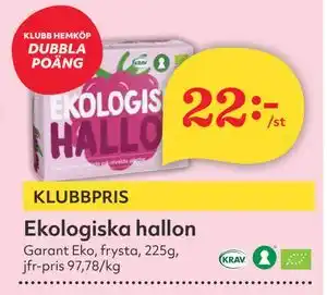 Hemköp Ekologiska hallon erbjuda