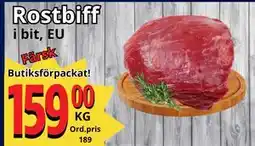 Supergrossen Rostbiff erbjuda