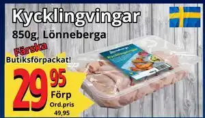 Supergrossen Kycklingvingar erbjuda