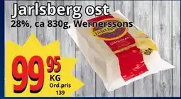 Supergrossen Jarlsberg ost erbjuda