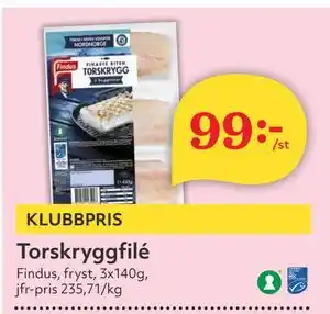 Hemköp Torskryggfilé erbjuda