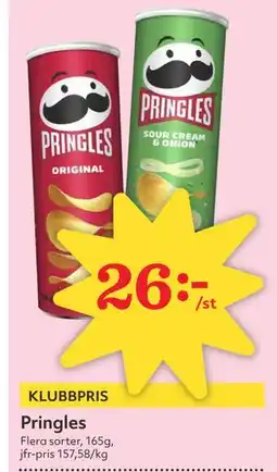 Hemköp Pringles erbjuda