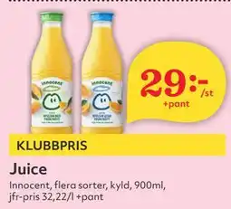 Hemköp Juice erbjuda