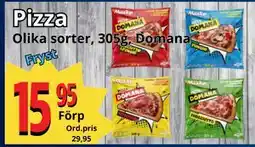 Supergrossen Pizza erbjuda