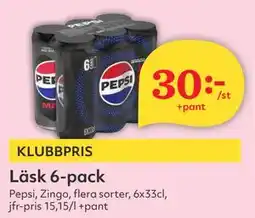 Hemköp Läsk 6-pack erbjuda