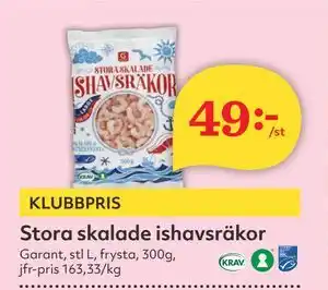 Hemköp Stora skalade ishavsräkor erbjuda