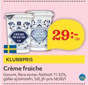 Hemköp Crème fraiche erbjuda