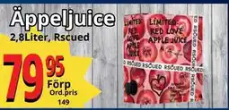 Supergrossen Äppeljuice erbjuda
