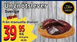 Supergrossen Ungnötslever erbjuda