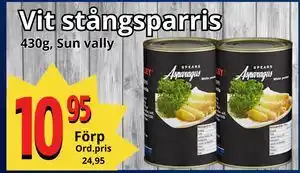 Supergrossen Vit stångsparris erbjuda