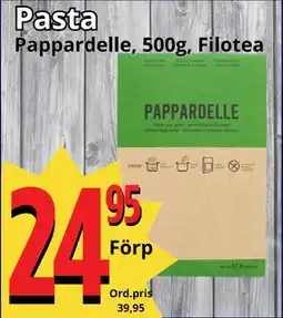 Supergrossen Pasta erbjuda