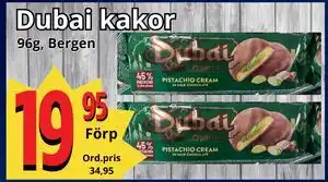 Supergrossen Dubai kakor erbjuda