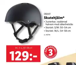 Lidl CRIVIT Skatehjälm erbjuda