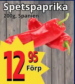 Supergrossen Spetspaprika erbjuda
