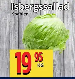 Supergrossen Isbergssallad erbjuda