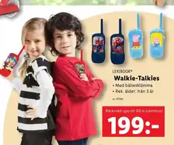 Lidl LEXIBOOK Walkie-Talkies erbjuda