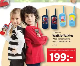 Lidl LEXIBOOK Walkie-Talkies erbjuda