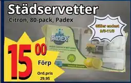 Supergrossen Städservetter erbjuda