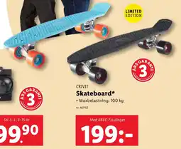 Lidl CRIVIT Skateboard erbjuda