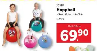 Lidl JOHN Hoppboll erbjuda