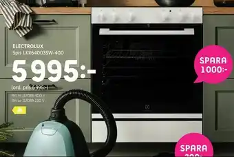 Elon Electrolux Spis LKR64003SW-400 erbjuda