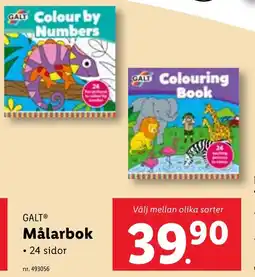 Lidl GALT Målarbok erbjuda