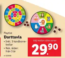 Lidl PLAYTIVE Darttavla erbjuda