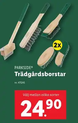 Lidl PARKSIDE Trädgårdsborstar erbjuda