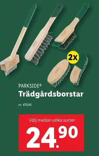 Lidl PARKSIDE Trädgårdsborstar erbjuda