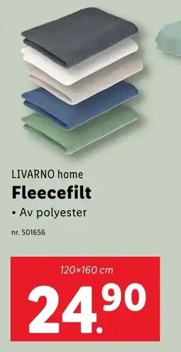 Lidl LIVARNO HOME Fleecefilt erbjuda