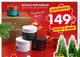 ÖoB Rituals Bodycream 220ml erbjuda